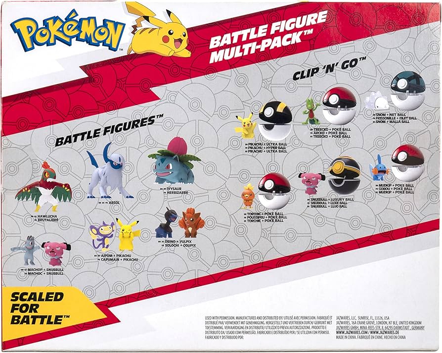 Pokémon Personaggi Set 6Pack 5-11cm