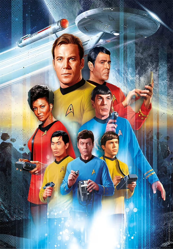 Clementoni Star Trek Trek 500 Pezzi Adulti Puzzle Made in Italy Multicolor