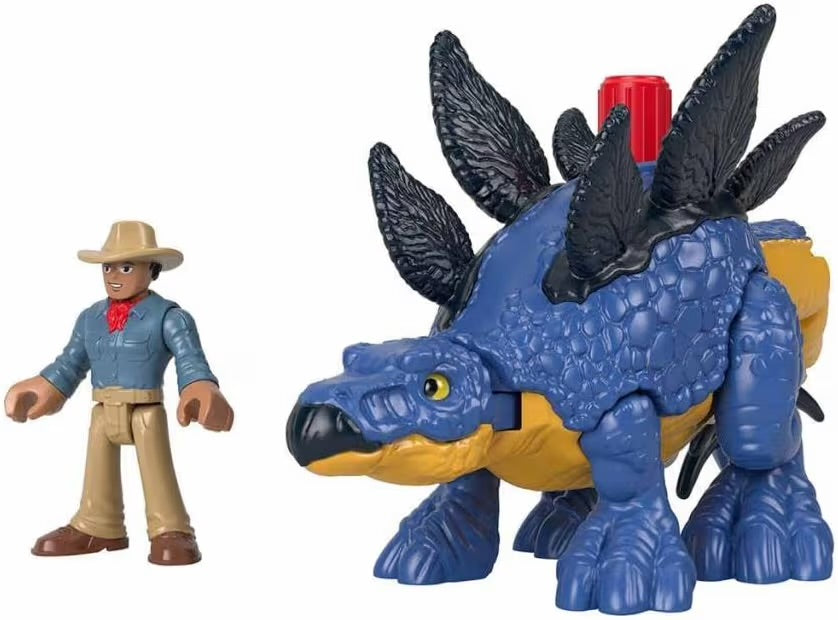 Fisher-Price Imaginext Jurassic World Stegosaurus e Dr. Grant GVV64