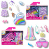 Mattel Barbie Borsette Sunglasses e Arcobaleno Abbigliamento Top e shorts, Vestito con gonna
