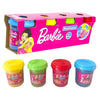 Barbie Plastilina 4 Barattoli da 140g