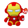 Ty Iron Man Collezione Marvel in Versione Floppy Morbido Peluche da Collezionare 20 cm