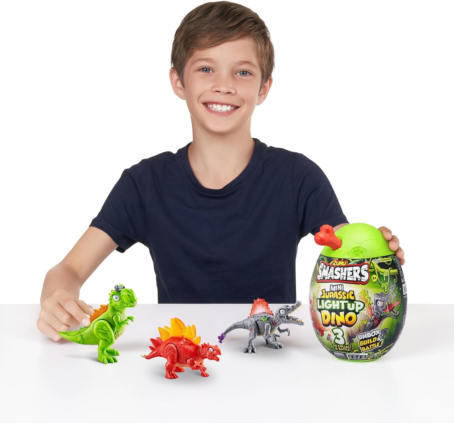 Zuru Smashers Mini Jurassic Light Up Dino Egg Blind box
